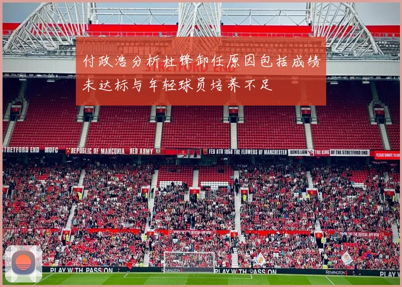 付政浩分析杜锋卸任原因包括成绩未达标与年轻球员培养不足
